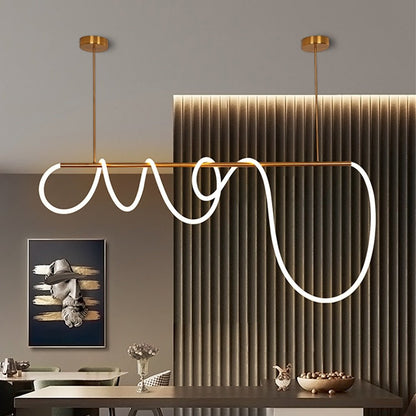 Luminaire Suspendu LED Moderne | Design Élégant et Atmosphère Apaisante