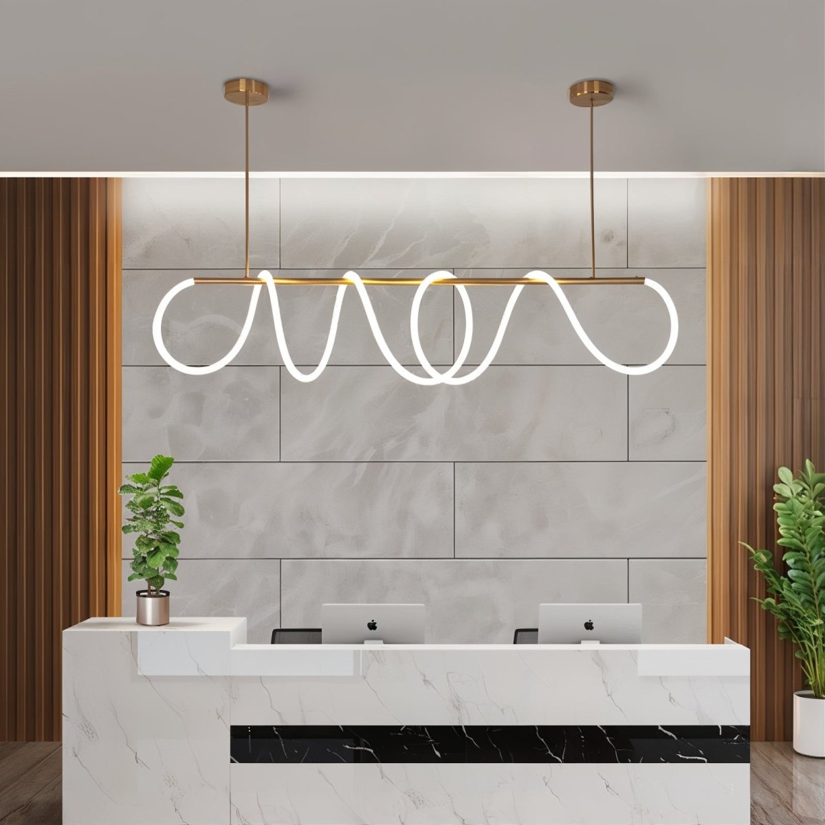 Luminaire Suspendu LED Moderne | Design Élégant et Atmosphère Apaisante