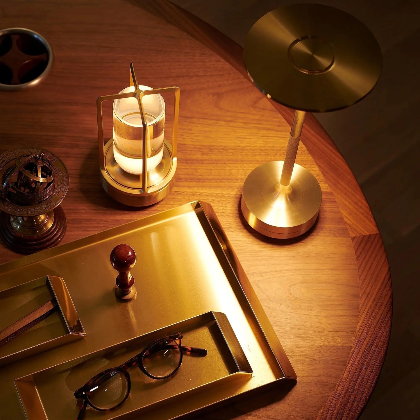 Lampe Sans Fil Élégante | Lumière Ajustable et Résistante à l'Eau