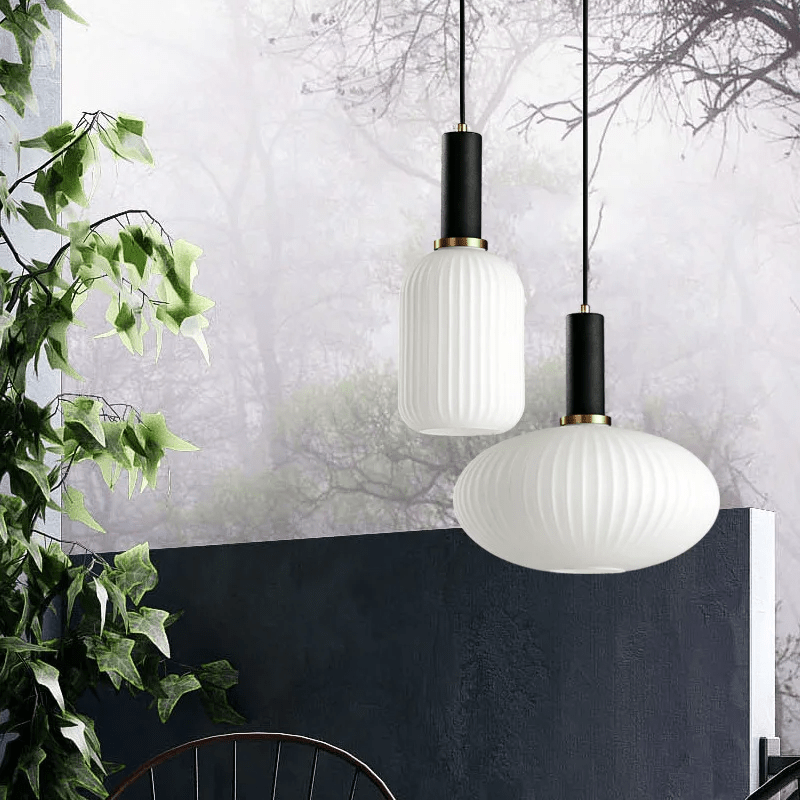 Suspension en Verre Élégante | Design Polyvalent et Matériaux de Qualité
