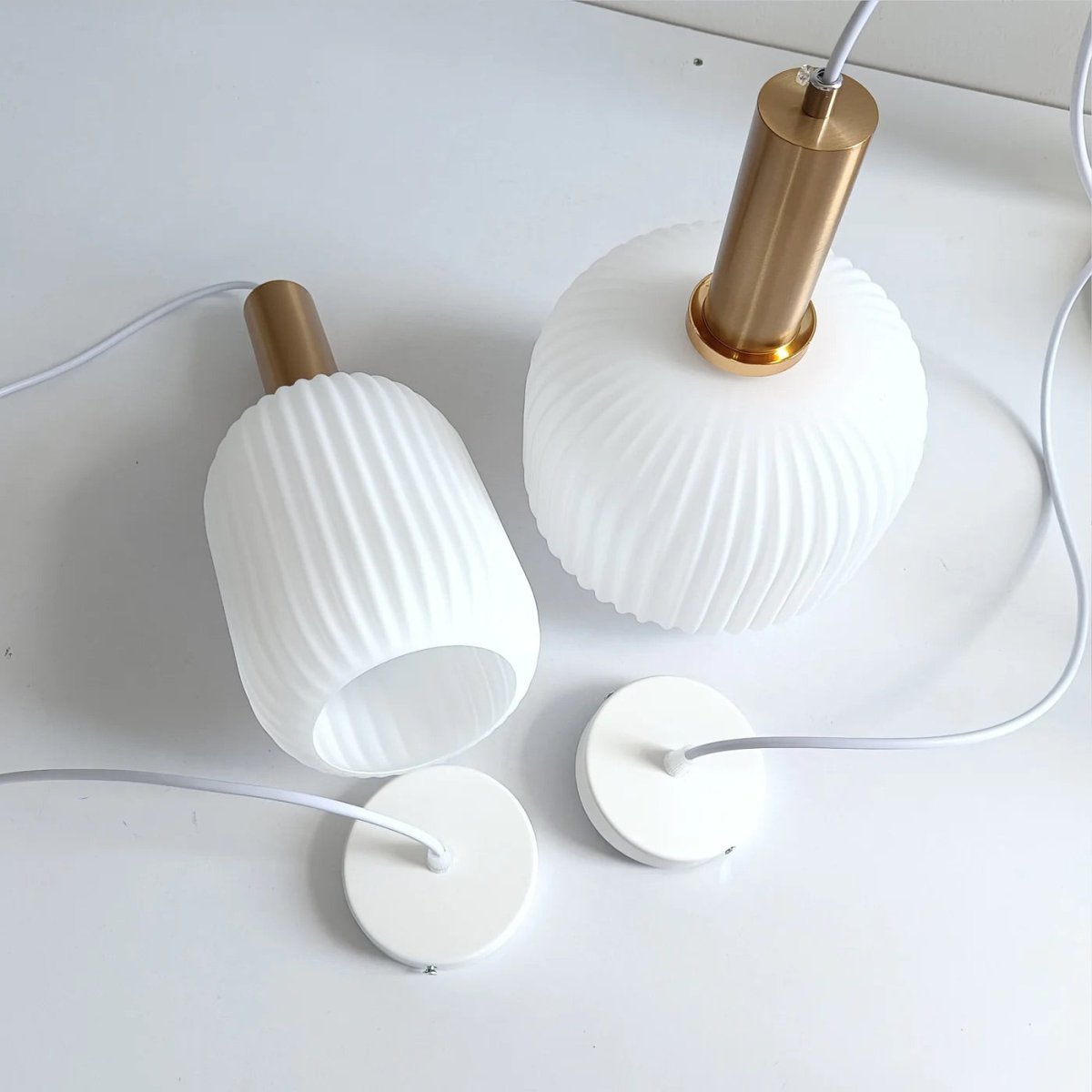 Suspension en Verre Élégante | Design Polyvalent et Matériaux de Qualité