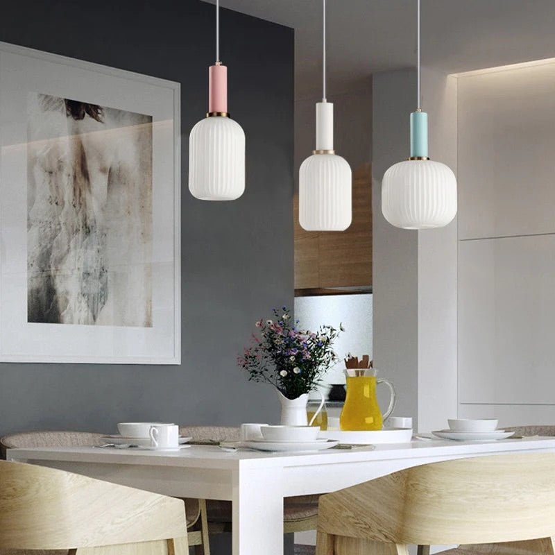 Suspension en Verre Élégante | Design Polyvalent et Matériaux de Qualité