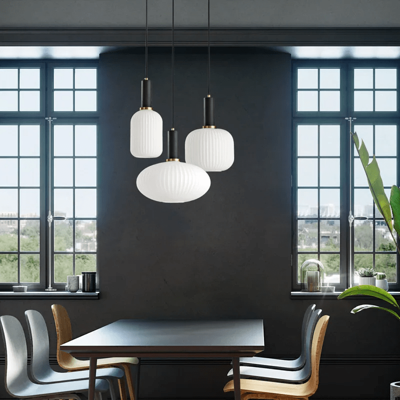 Suspension en Verre Élégante | Design Polyvalent et Matériaux de Qualité