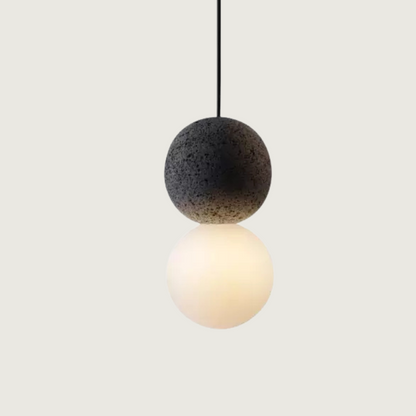 Lampe Suspendue Géométrique en Verre | Éclairage Chaleureux et Élégant