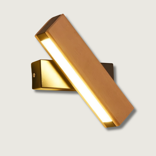 Lampe Murale LED en Bois | Design Scandinave et Éclairage Chaud