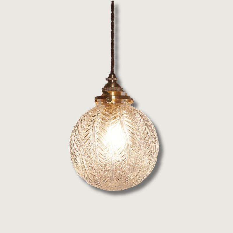 Lampe Suspendue Vintage Sphérique | Élégance Classique pour Votre Intérieur