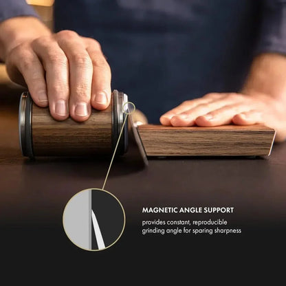 Sharpedge Pro – Aiguiseur de couteaux revêtu de diamant avec mécanisme à rouleau pour une précision sans effort