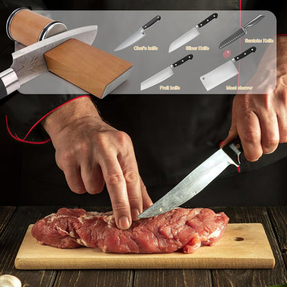 Sharpedge Pro – Aiguiseur de couteaux revêtu de diamant avec mécanisme à rouleau pour une précision sans effort