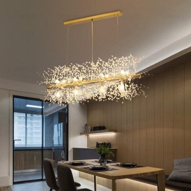 Lustre en Cristal Flocon de Neige | Élégance Contemporaine et Illumination Éblouissante