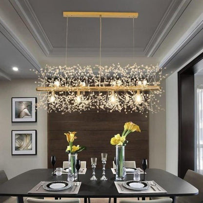 Lustre en Cristal Flocon de Neige | Élégance Contemporaine et Illumination Éblouissante