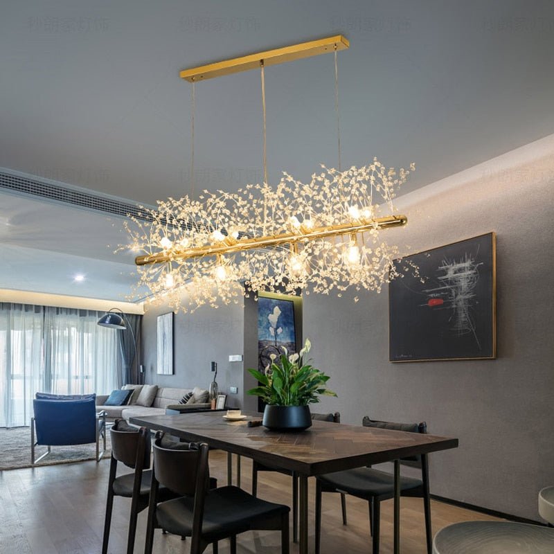 Lustre en Cristal Flocon de Neige | Élégance Contemporaine et Illumination Éblouissante