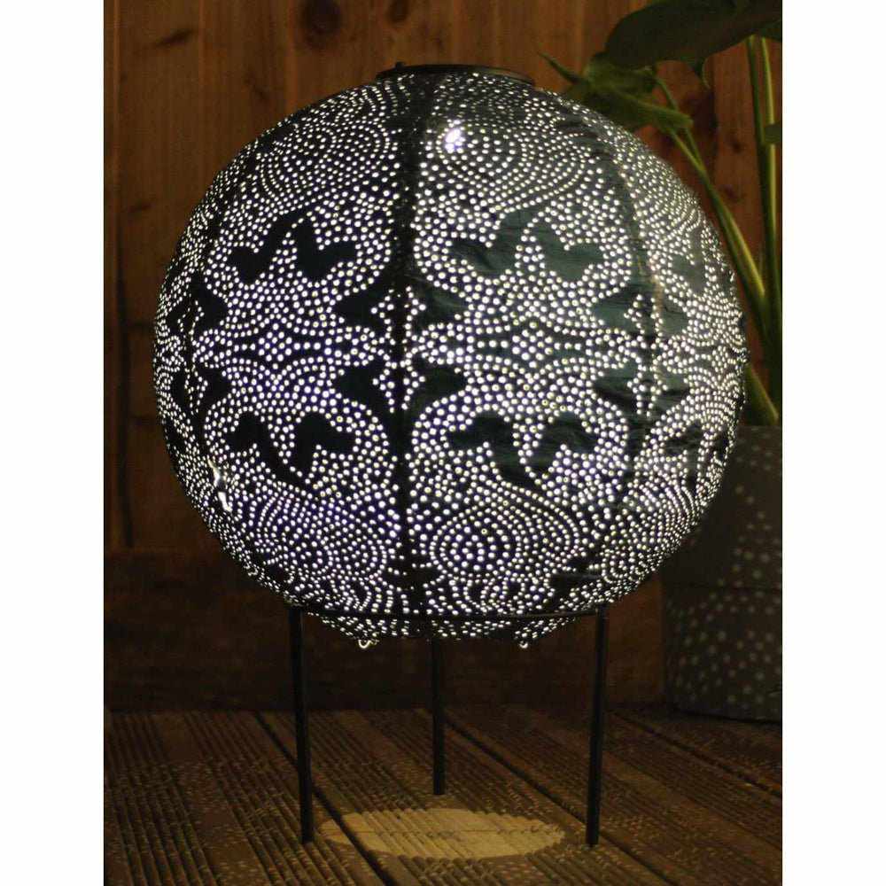 Lampe Solaire Globe Décorative | Design Marrakeck et Résistante aux Intempéries