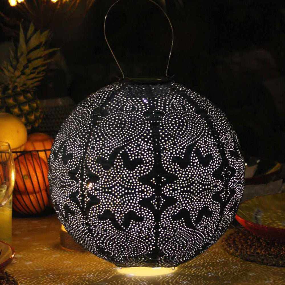 Lampe Solaire Globe Décorative | Design Marrakeck et Résistante aux Intempéries