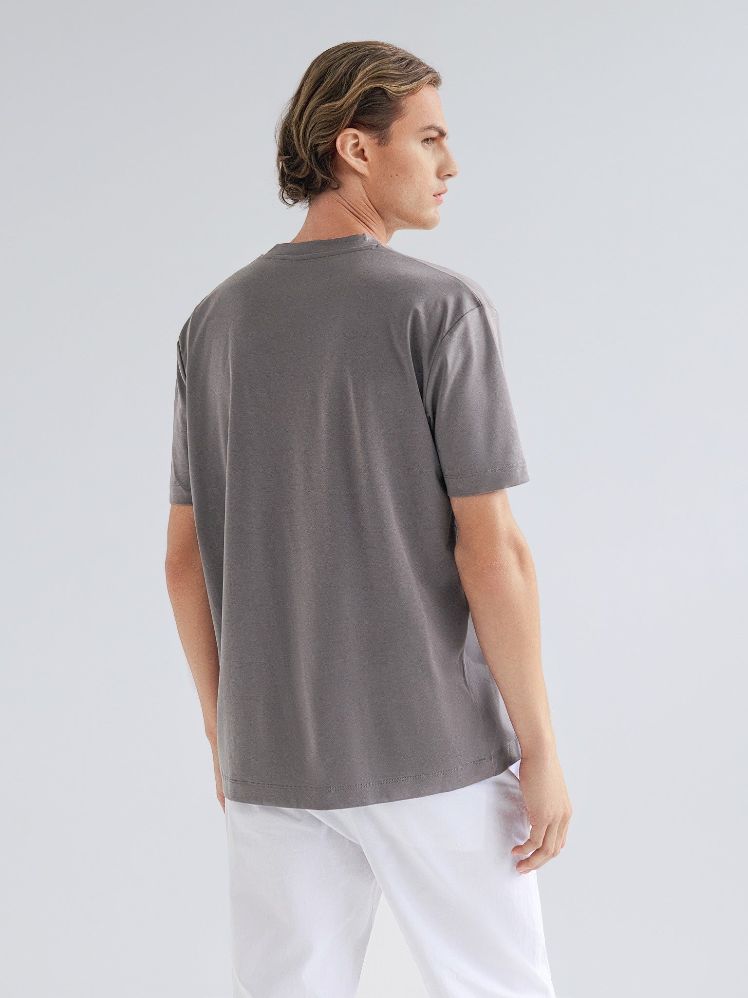 T-Shirt Ajusté en Coton Supima | Style Élégant et Confort Optimal