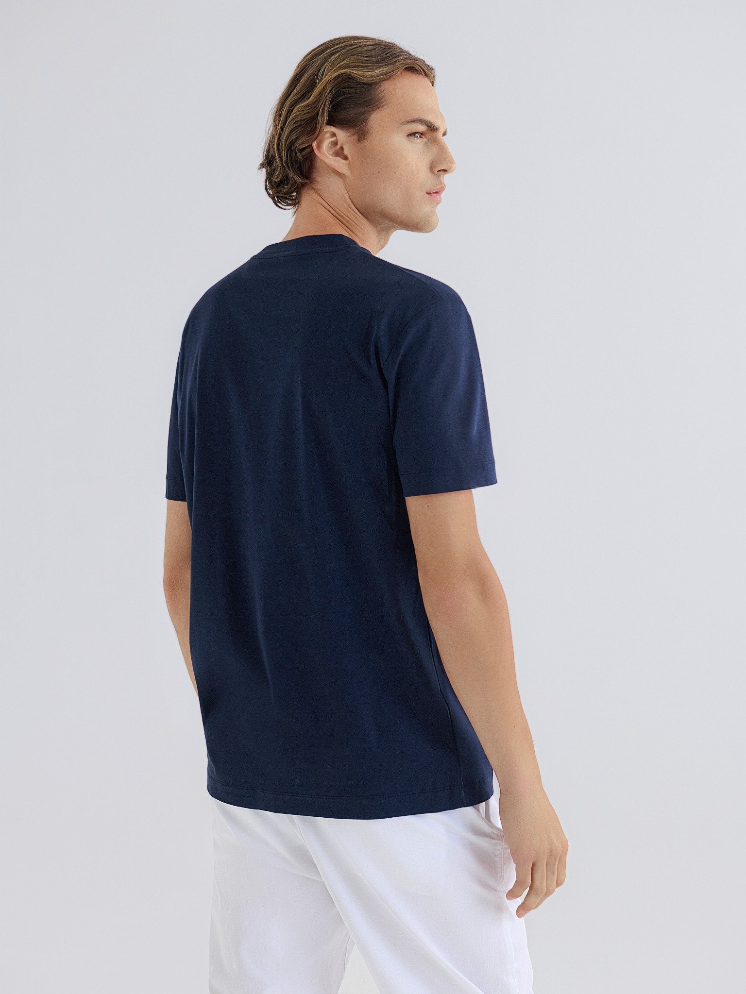 T-shirt Ajusté Supima pour Homme | Confort et Élégance au Quotidien