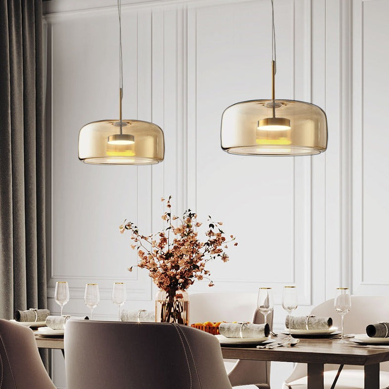 Éclairage en Verre Moderne | Élégance Chic et Accueillante