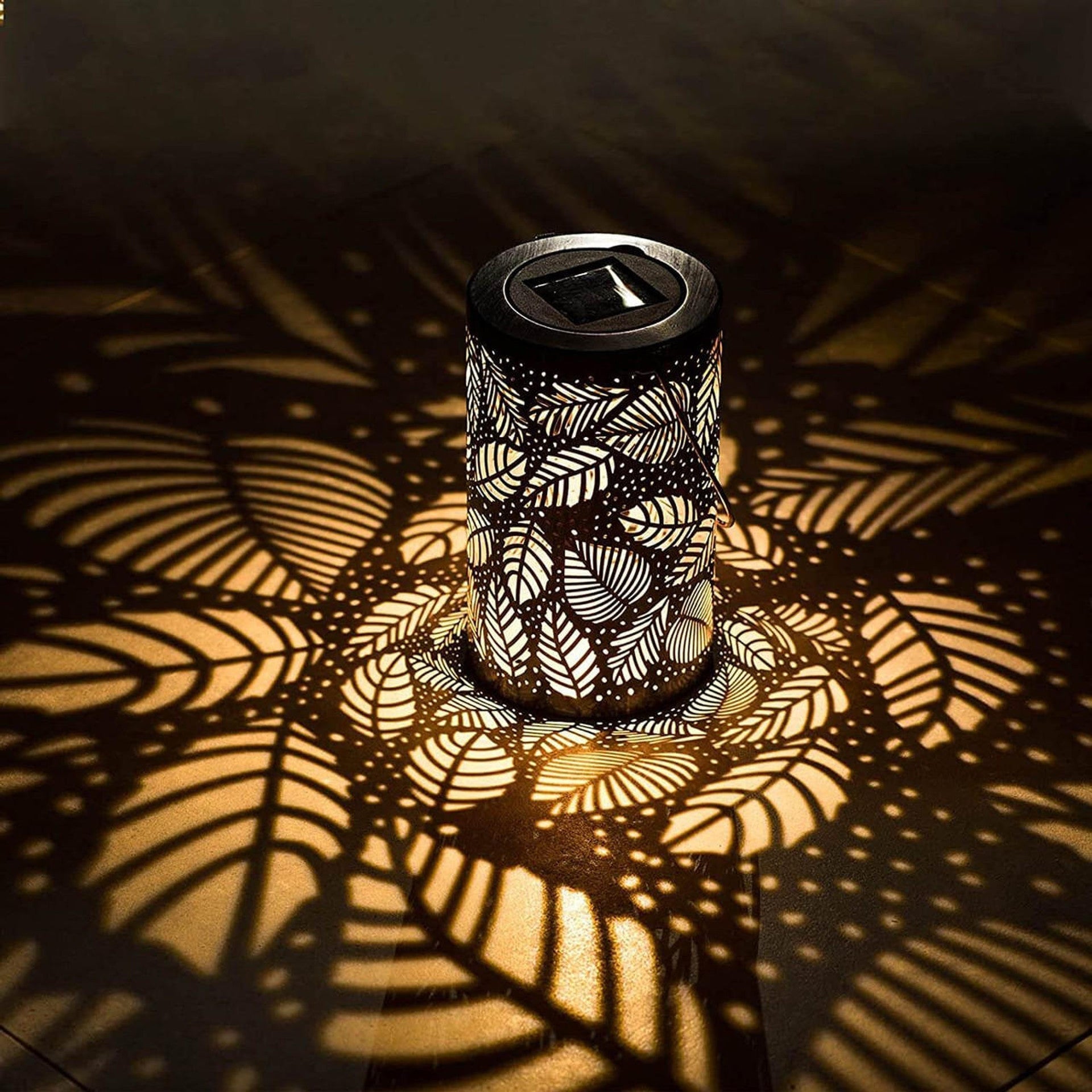 Lampe Solaire en Feuille | Éclairage Écologique et Ambiance Chaleureuse