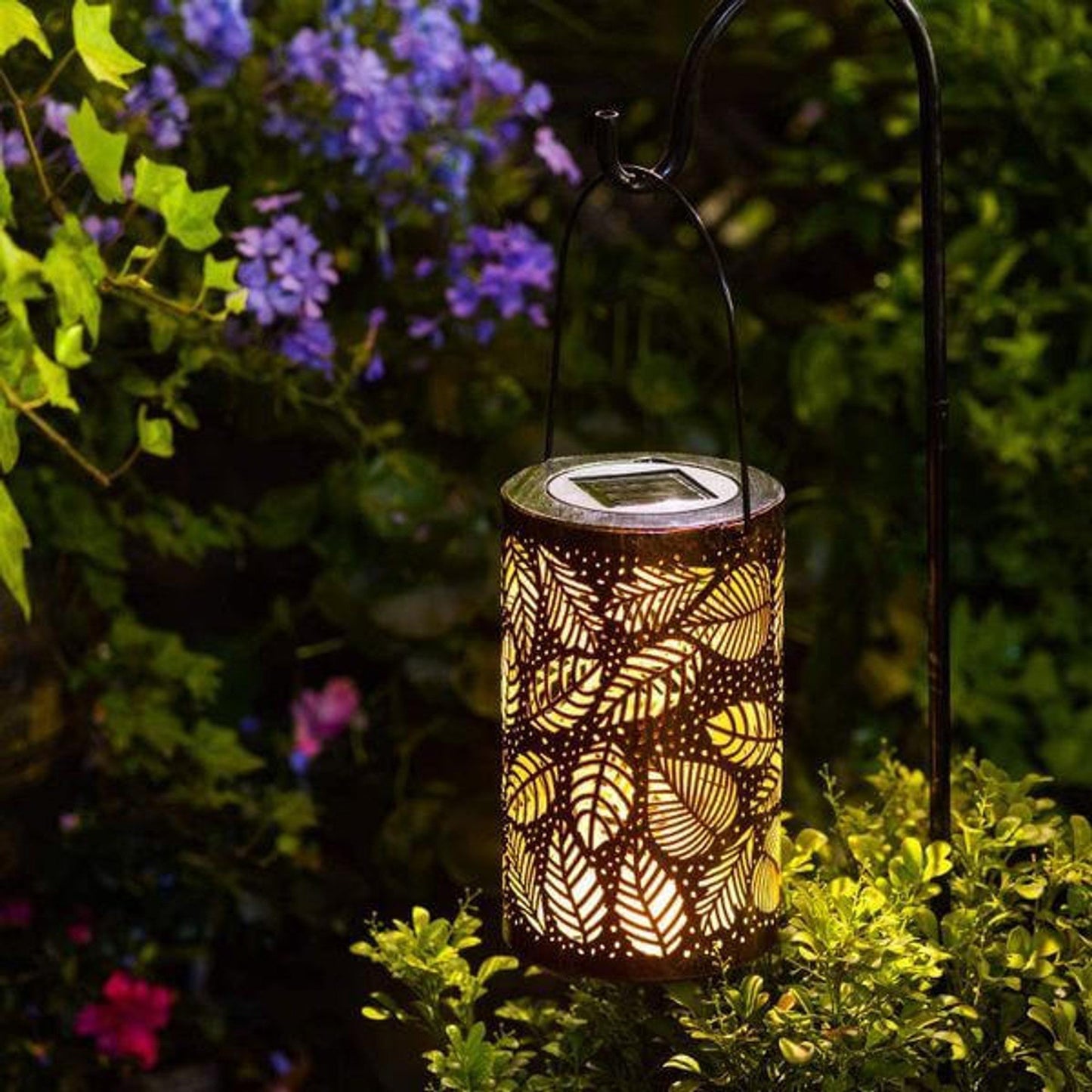 Lampe Solaire en Feuille | Éclairage Écologique et Ambiance Chaleureuse