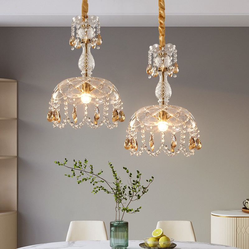 Lustre en Cristal de Luxe | Artisanat Unique et Design Élégant