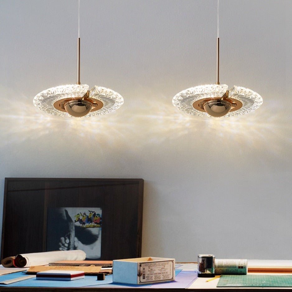 Suspension LED Moderne en Acrylique | Éclairage Élégant et Ambiance Chaleureuse