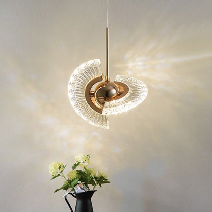 Suspension LED Moderne en Acrylique | Éclairage Élégant et Ambiance Chaleureuse
