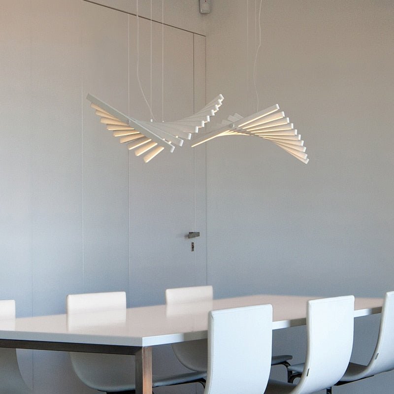 Lustre LED Moderne et Élégant | Ambiance Éblouissante avec Télécommande