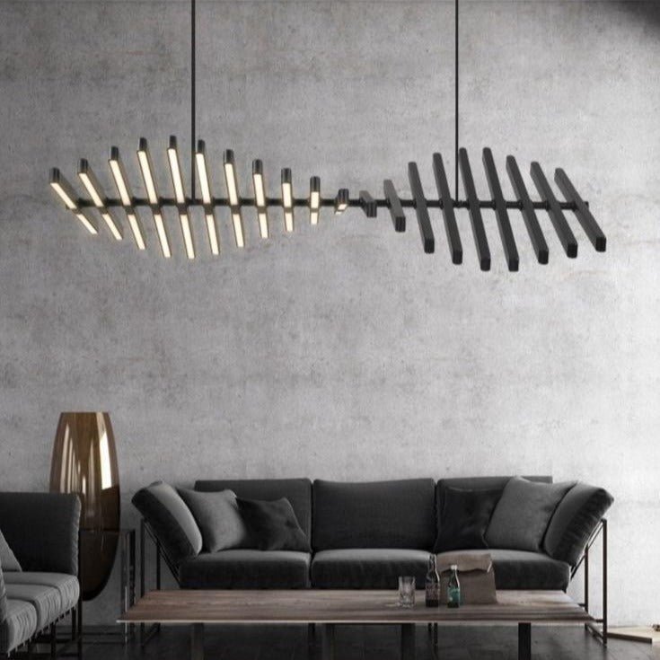 Lustre LED Moderne et Élégant | Ambiance Éblouissante avec Télécommande