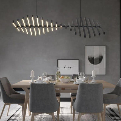 Lustre LED Moderne et Élégant | Ambiance Éblouissante avec Télécommande