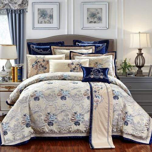 Literie en Coton-Satin Motif Oriental | Luxe Élégant et Confortable