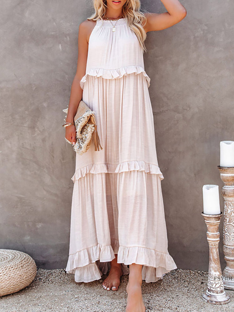 Robe de Soirée Élégante Sans Manches | Tissu Léger et Confortable pour Toutes les Occasions
