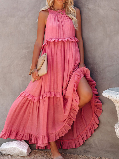 Robe de Soirée Élégante Sans Manches | Tissu Léger et Confortable pour Toutes les Occasions