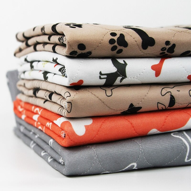 Tapis de Urine Lavable pour Chien | Haute Absorption, Écologique et Doux