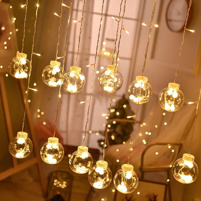 Luminaires Suspendus LED pour Extérieur | Ambiance Blanc Chaud et Multicolore