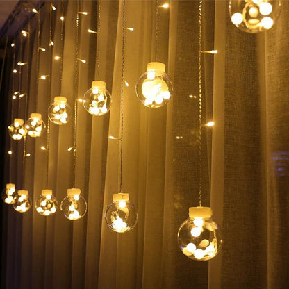 Luminaires Suspendus LED pour Extérieur | Ambiance Blanc Chaud et Multicolore