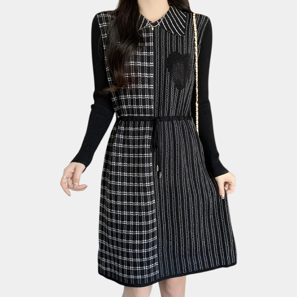 Robe d'été à Carreaux pour Femmes | Élégance et Confort au Quotidien
