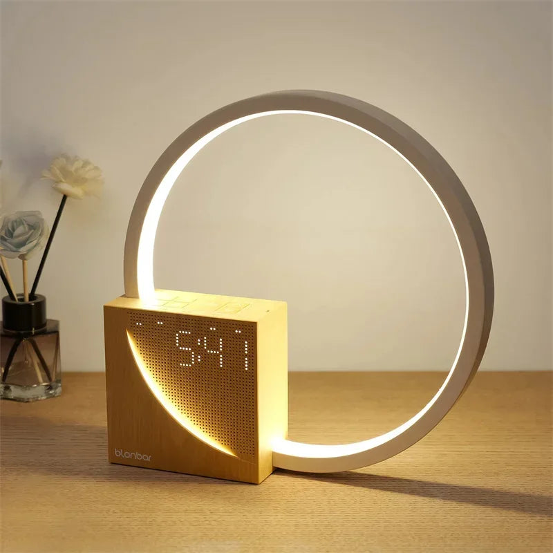 Réveil Tactile Éclairé Moderne | Ajustement Facile de la Luminosité