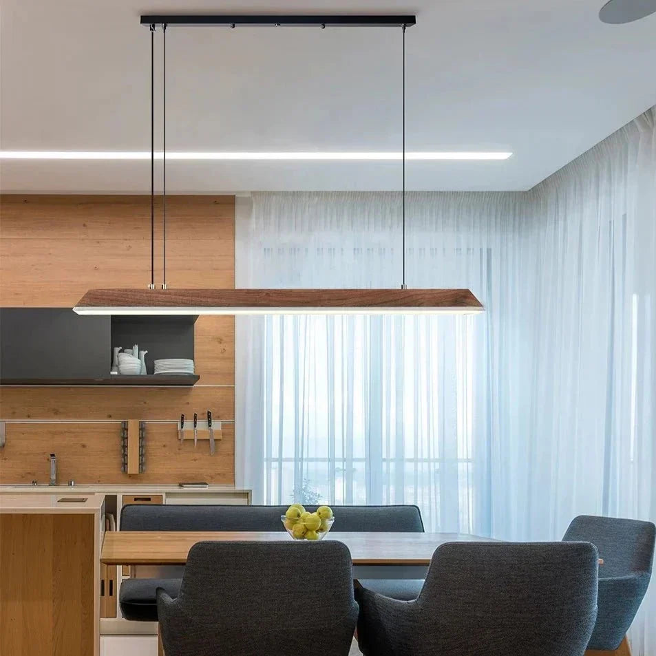 Lumière LED en Bois Naturel | Design Élégant et Écologique