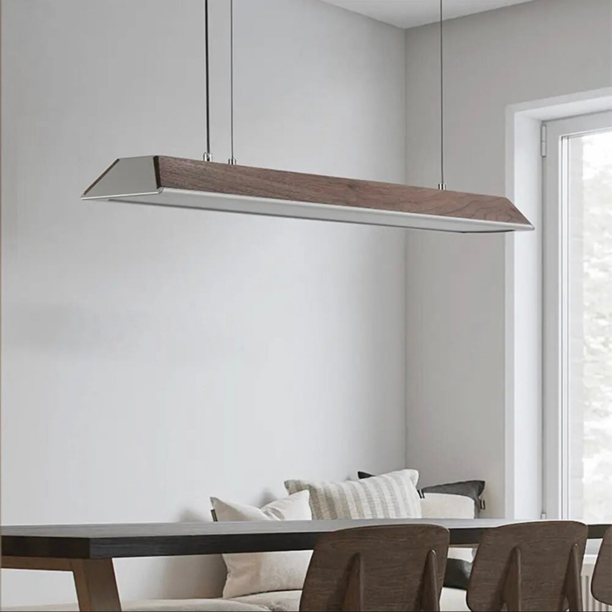 Lumière LED en Bois Naturel | Design Élégant et Écologique