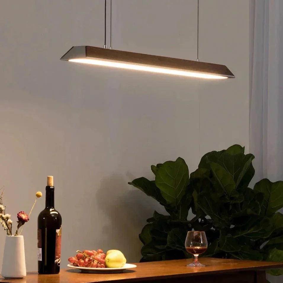 Lumière LED en Bois Naturel | Design Élégant et Écologique