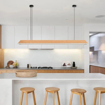 Lumière LED en Bois Naturel | Design Élégant et Écologique